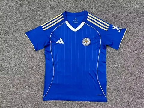 25-26 Leicester City home soccer jersey