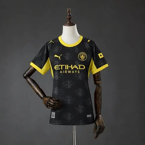 2026/27 Manchester City Black Away Women's Soccer Jersey S-XXL