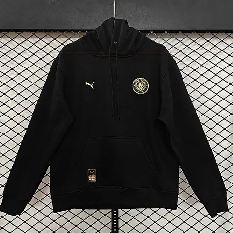 2026/27 Manchester City Black Gold Hoodie S-2XL