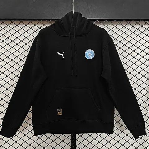 2026/27 Manchester City Black Light Blue Hoodie S-2XL