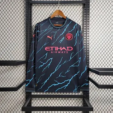 23-24 MCI away long sleeve jersey