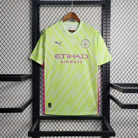 23-24 MCI yellow and pink goalkeeper