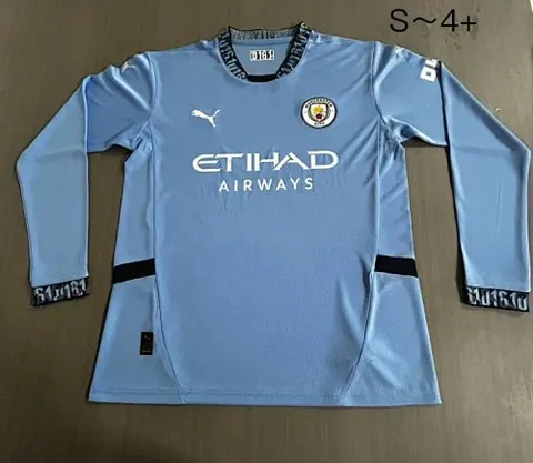 24-25 MCI home long sleeve jersey