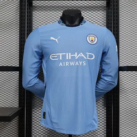 24-25 MCI home long sleeve player version jersey