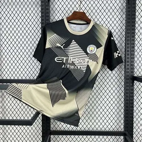 25-26 MCI Black and yellow concept version Jersey S-XXL
