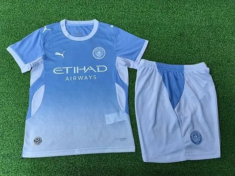 26/27 Manchester City Home Player Version Kids Kit