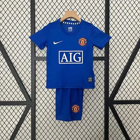 Ensemble de football enfant 08-09 MNU bleu — Troisième maillot · Rétro