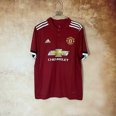 17-18 MNU home retro jersey