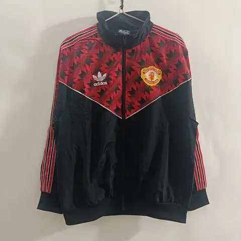1991 MNU black red classic retro Windbreaker