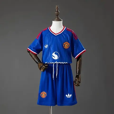 2026/27 Manchester United Away Kids Kit Soccer Jersey 16-28
