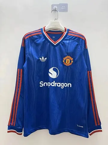2026/27 Manchester United Away Long Sleeve Soccer Jersey S-4XL