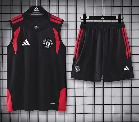 2026/27 Manchester United Black Vest Suit S-2XL