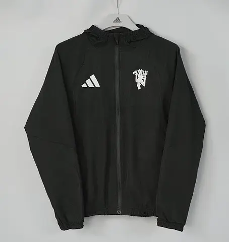 2026/27 Manchester United Black Windbreaker S-3XL
