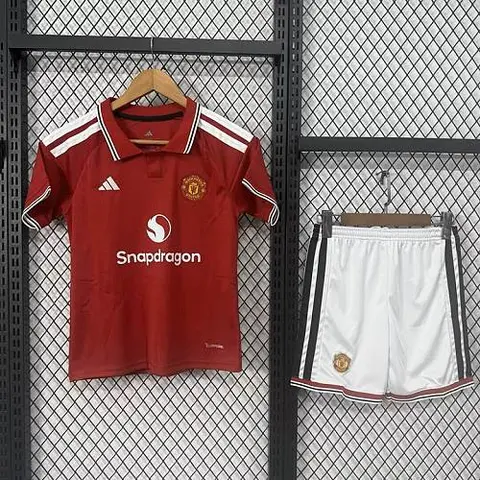 2026/27 Manchester United Home Adult Soccer Jersey Suit S-2XL
