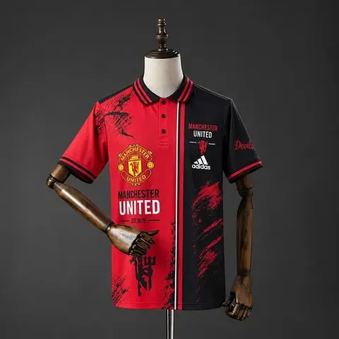 2026/27 Manchester United Red Black Conceptual Soccer Jersey S-4XL