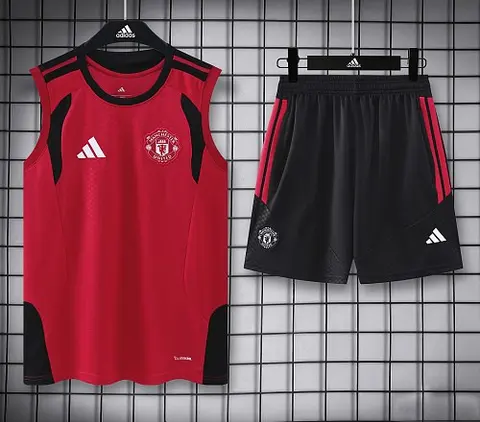 2026/27 Manchester United Red Vest Suit S-2XL