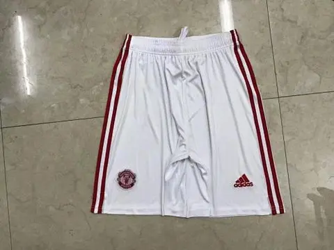 21-22 MNU white home shorts