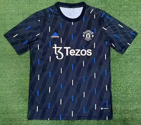 23-24 Man u royal blue training jersey