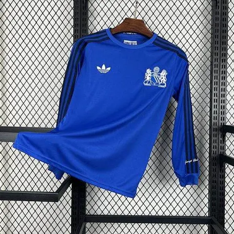 24-25 MNU Joint Edition Blue Long Sleeves Retro Jersey S-XXL