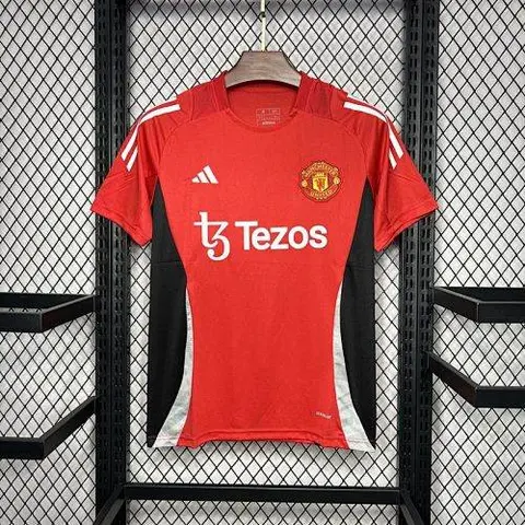 Maillot de football 24-25 MNU rouge avant-match entraînement