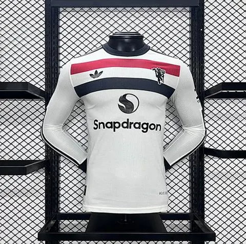 24-25 MNU Third Away white long sleeve player version