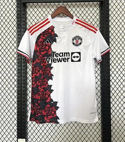 25-26 MNU white and red Special edition jersey