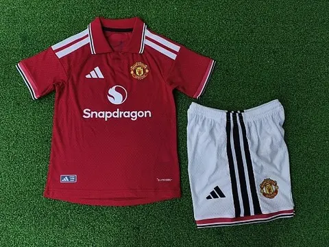 26/27 Manchester United Home Player Version Kids Kit