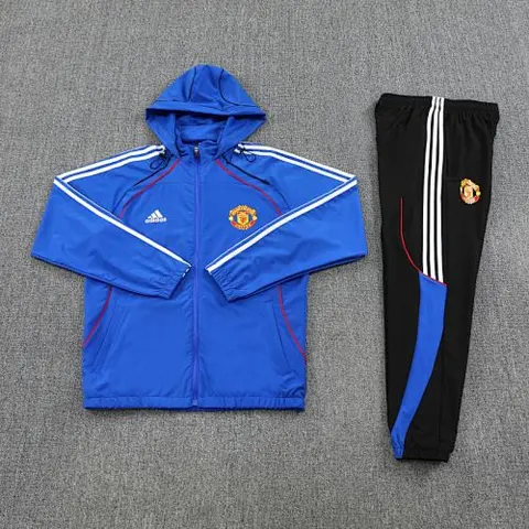 Manchester United 2025/26 Blue Windbreaker suit S-2XL