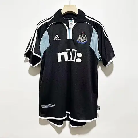 00-01 Newcastle away black retro jersey