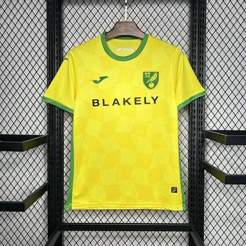 24-25 Norwich City home soccer jersey