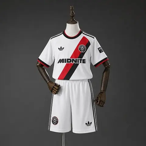 2026/27 Sheffield United Away Kids Kit Soccer Jersey 16-28