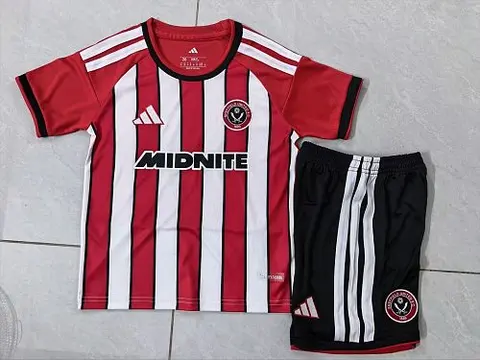 2026/27 Sheffield United Home Kids Kit Soccer Jersey 16-28