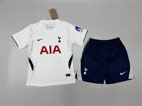 2026/27 Tottenham Home Player Version Kids Kit Soccer Jersey Size 16-28