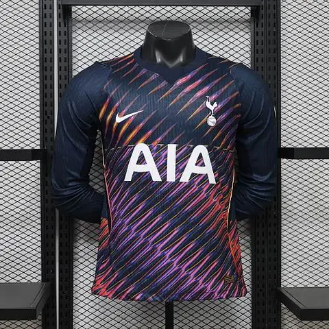 2026/27 Tottenham Hotspur Away Long Sleeve Player Version Soccer Jersey Size S-2XL