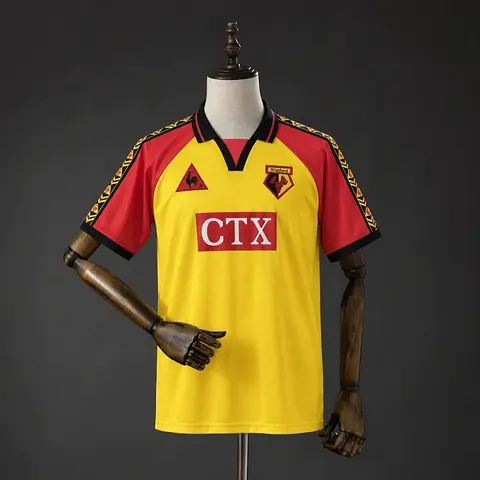 1998/99 Watford Home Retro Soccer Jersey S-2XL