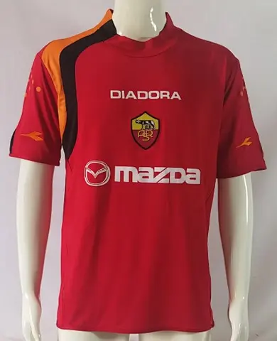 04-05 Roma home retro jersey
