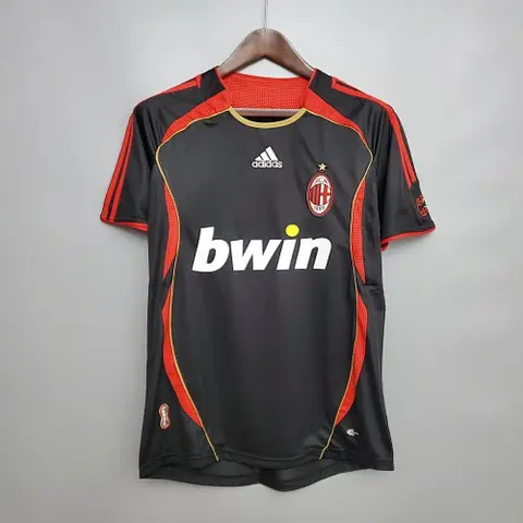 rétro AC Milan troisième tenue noir 06_07