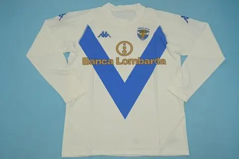 Retro Brescia away white long sleeve 03_04