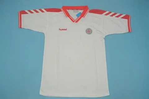 Retro Denmark away white 1998