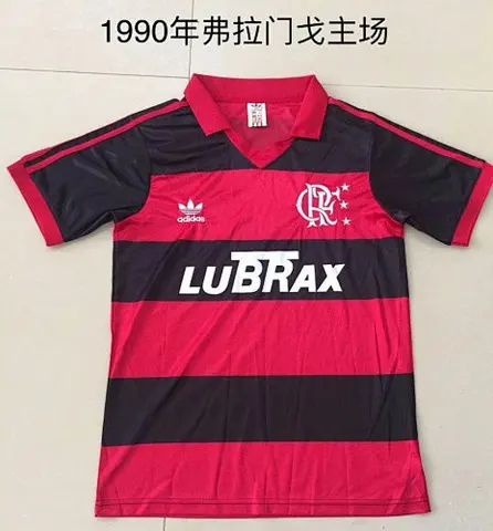 Retro F_lamengo home red and black 90