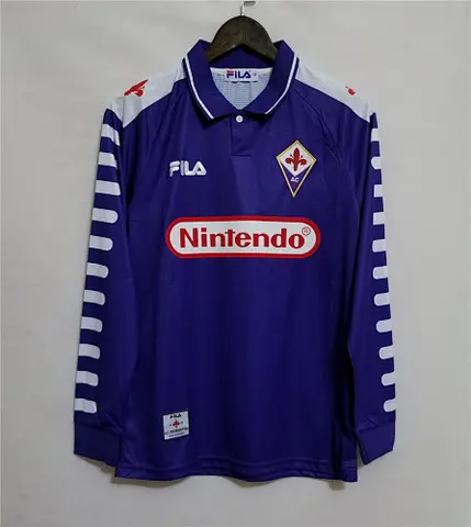 Retro F_lorence home purple long sleeve 97_98