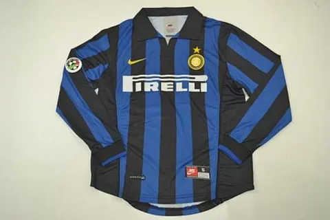 Retro In_ter Mi_lan home blue long sleeve 98_99