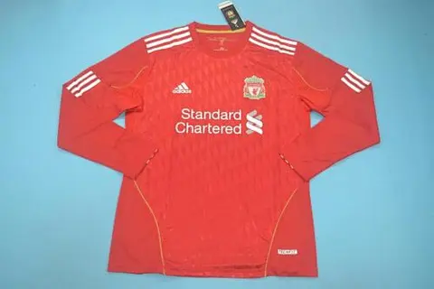 Retro Li_verpool home red long sleeves 11_12