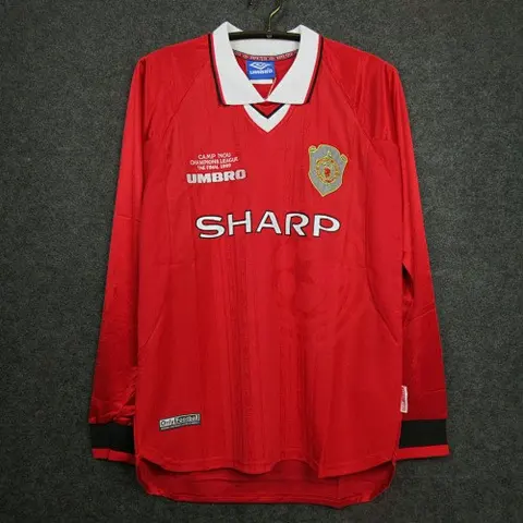 Retro MUN UCL home long sleeves 99_00