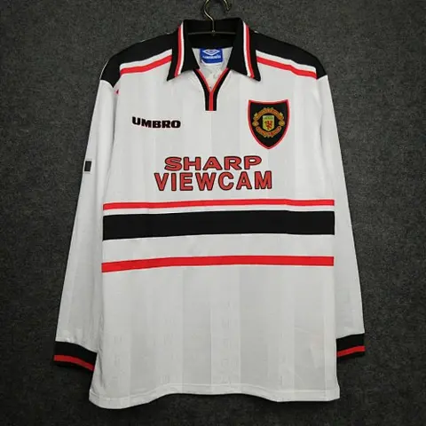Retro MUN away white long sleeves 98_99