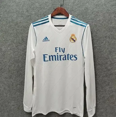 Retro RMD home white player version long sleeves 17_18