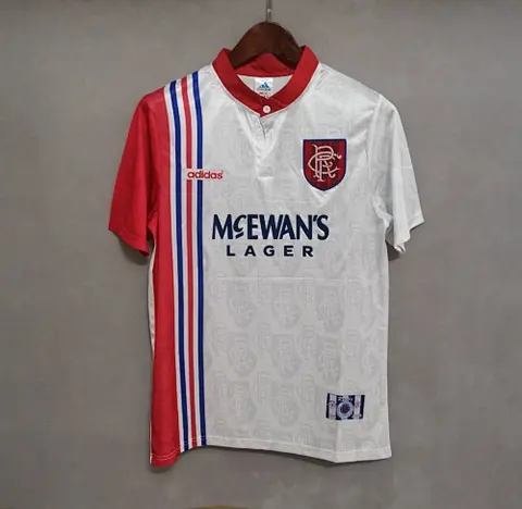 Retro Rangers away white 96_97