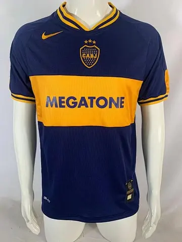 06-07 Boca home retro jersey