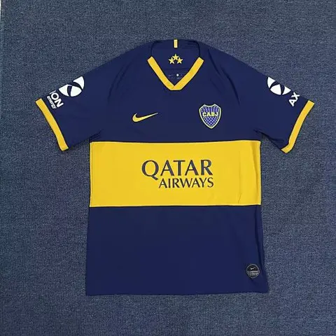 19-20 boca home retro jersey