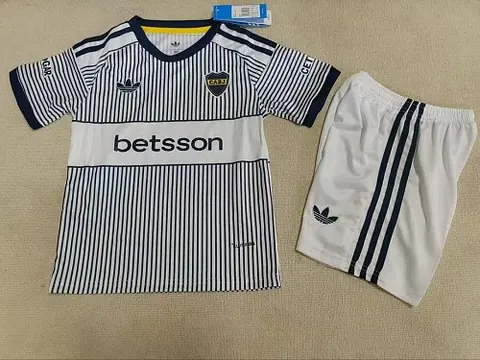 2026/27 Boca Juniors Away Kids Kit Soccer Jersey Size 16-28